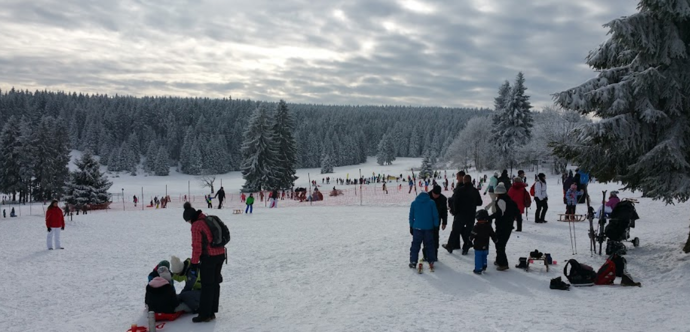 Winterwunderland am Skilift Oberhof
